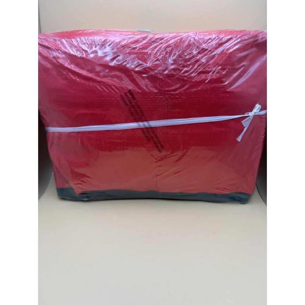 Red Waterproof Gift Wrap Storage Bag - 41 Inches, Organize Holiday Supplies